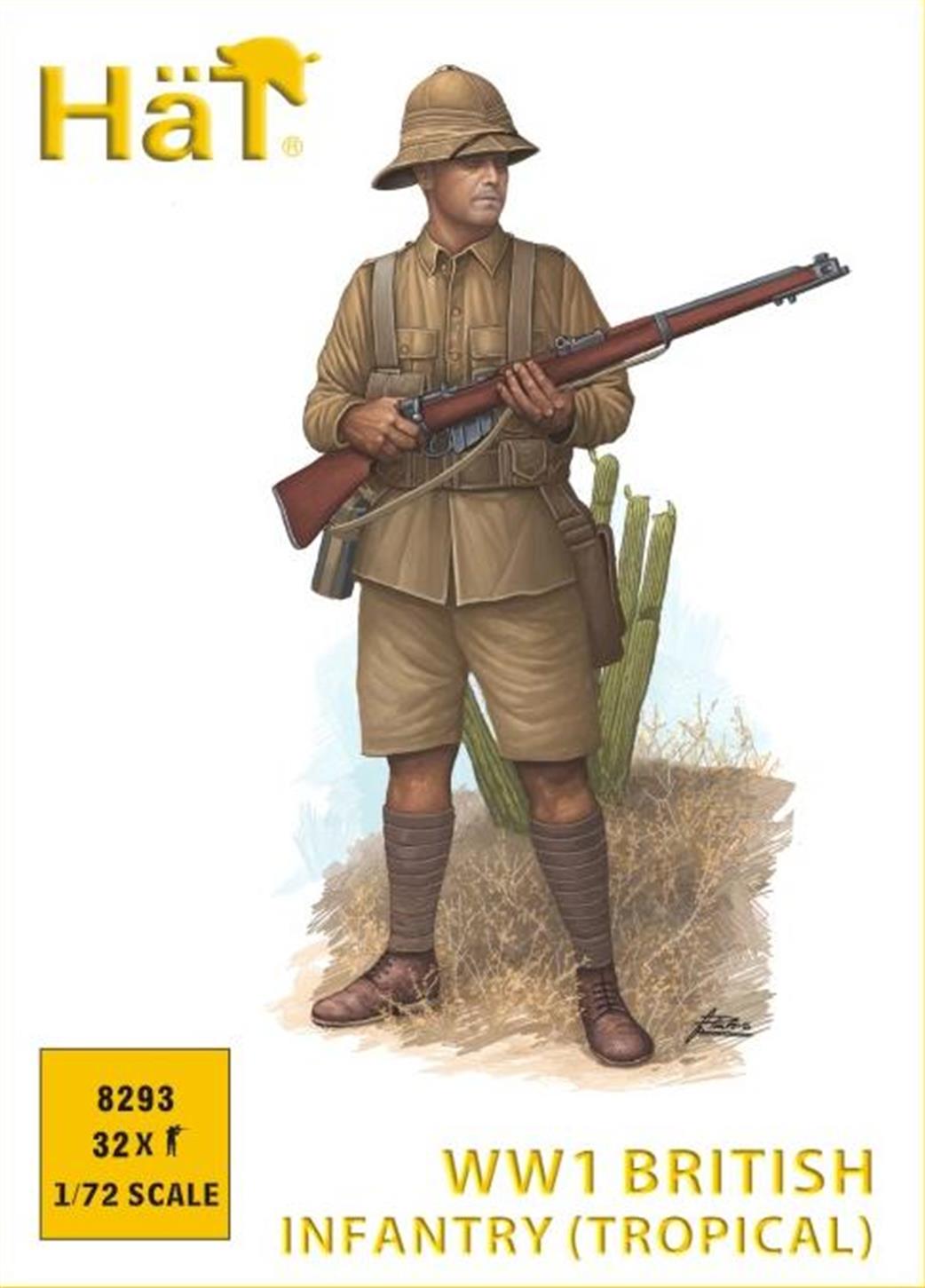 Hat 1/72 8293 WW1 British Infantry Troplical