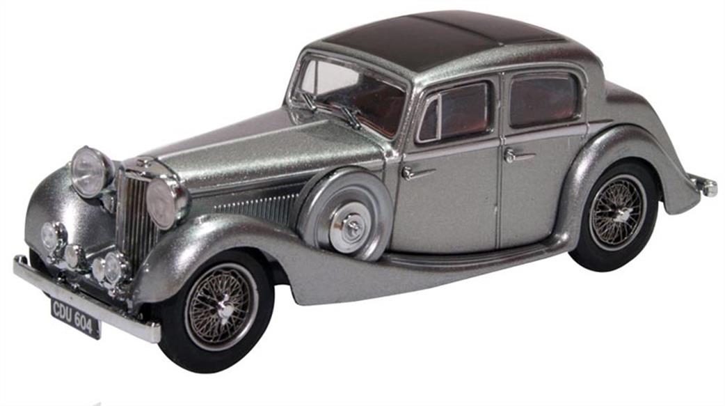 Oxford Diecast 1/43 43JSS007 Jaguar SS 2.5 Saloon Gunmetal