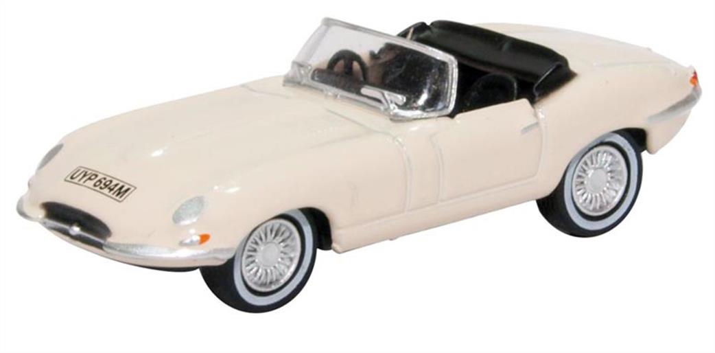 Oxford Diecast 1/76 76ETYP013 Jaguar E Type White