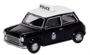 Oxford Diecast 1/76 Mini Cooper Hong Kong Police 76MCS005