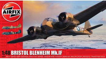 Airfix A09186 1/48th Bristol Blenheim Mk.IF Fighter Aircraft Plastic Kit