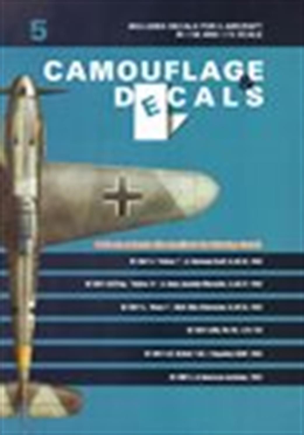 9788365281142 MMP Books Camouflage & Decals 5 Messerchmitt Bf 109F