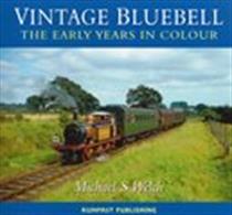Vintage Bluebell 9781870754644A wonderful full-colour pictorial history of the early years of the famous Bluebell Railway which was part of the original Lewes to East Grinstead line.Author: Michael S Welch.Publisher: Runpast Publishing.Paperback. 72pp. 21cm by 20cm.