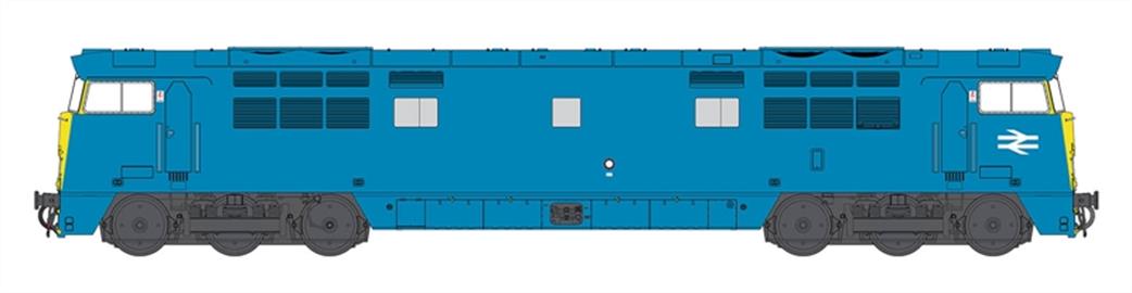 Heljan O Gauge 5291 BR/WR Class 52 Western Diesel Hydraulic BR Blue full Yellows Unnumbered