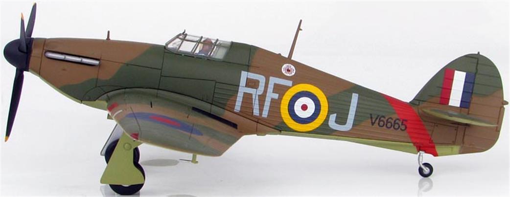 Hobby Master 1/48 HA8609 Hawker Hurricane Mk.I V6665 of 303 Polish Sqn flown by Ft. Lt. John Kent, Northolt, Sept 1940