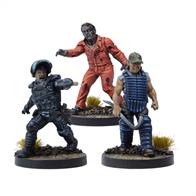 This booster pack contains 3 unique, collectible miniatures allowing you to add Rick Grimes and Harold Abernathy to your games, along with an extra Walker to bulk out your herd.Contents:Plastic Rick Grimes and Harold Abernathy MiniaturesPlastic Walker MiniatureRick Grimes, Prison Advisor and Harold Abernathy Character Cards.357 IMI Desert Eagle, Crowbar, Makeshift Body Armour, and Riot Gear Equipment CardsMantic PointsMiniatures supplied assembled and unpainted. Requires The Walking Dead: All Out War Miniatures Game Core Set to play. 