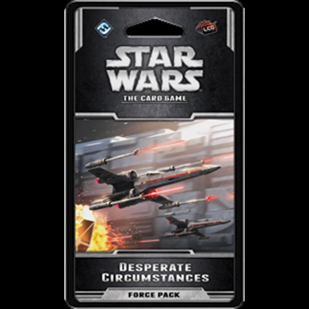 Fantasy Flight Games  SWC39 Desperate Circumstances Force Pack, Star Wars: The Card Game