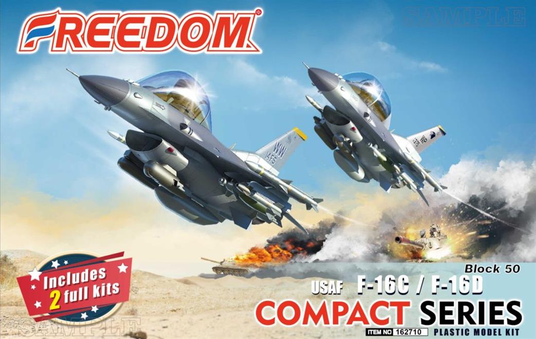 Freedom Models  162710 USAF F-16C/F-16D Compact Series 2 Kits