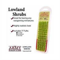 A fantastic looking Tuft for the Wargamer wishing to have an outstanding looking army. The lowlands, haunted by vile monsters and creatures alike are full of little  streams giving life to  these rich and lush shrubs.Lowland shrubs are supplied on a sheet of 77 in three different sizes.