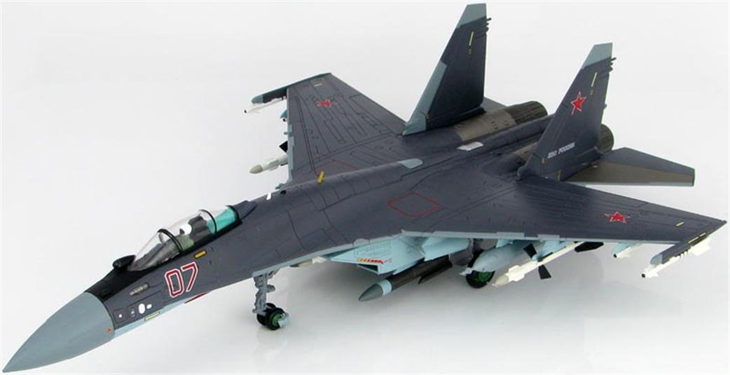 Hobby Master 1/72 HA5704 Sukhoi Su-35 Flanker E Red 07 Russian Air Force 2013 Aircraft Model