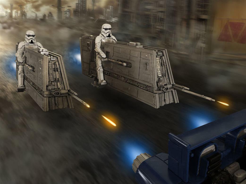 Revell 1/28 06768 Imperial Patrol Speeder Han Solo Edition Star Wars Plastic Model KIt