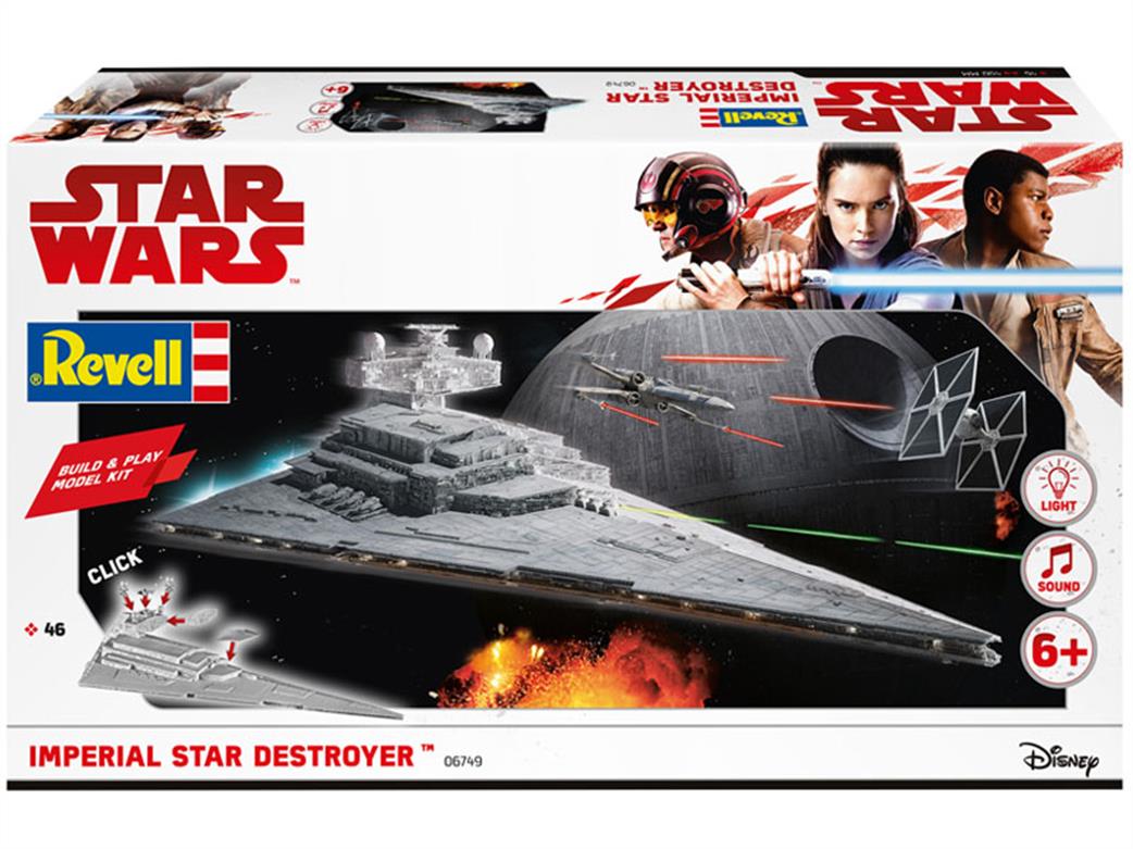 Revell 1/4000 06749 Build & Play Imperial Star Destroyer from Star Wars