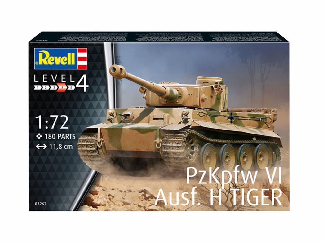 Revell 1/72 03262 PzKpfw VI Ausf. H Tiger Kit