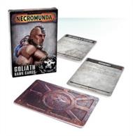 Included: - 8 Goliath Tactics cards, which are for the exclusive use of the Goliath gang; - 12 Gang Tactics cards, which can be used by any gang in Necromunda: Underhive; - 6 blank Fighter cards – perfect for the Champions and Leaders in your gang deck, these have been stamped with the House Goliath crest.
