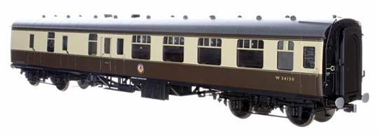 Highly detailed and finely moulded model of the British Railways standard mark 1 design coaches being produced from all new tooling designed to accommodate the many body and underframe variations created over the long lives of these coaches.Lionheart O Gauge BR Mk.1 BSK Brake Second Corridor coach WR chocolate &amp; cream livery