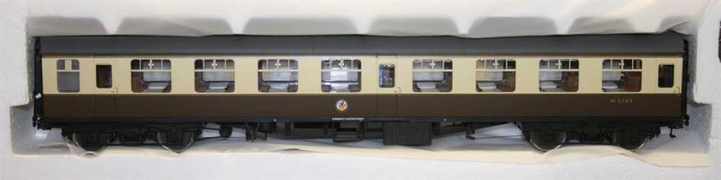 Dapol Lionheart Trains 7P-001-103 BR Mk1 SO Second Open Coach WR Chocolate & Cream W3789 O Gauge