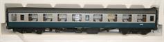 Highly detailed and finely moulded model of the British Railways standard mark 1 design coaches being produced from all new tooling designed to accommodate the many body and underframe variations created over the long lives of these coaches.Lionheart O Gauge BR Mk.1 SO Second class Open plan seating coach blue &amp; grey livery