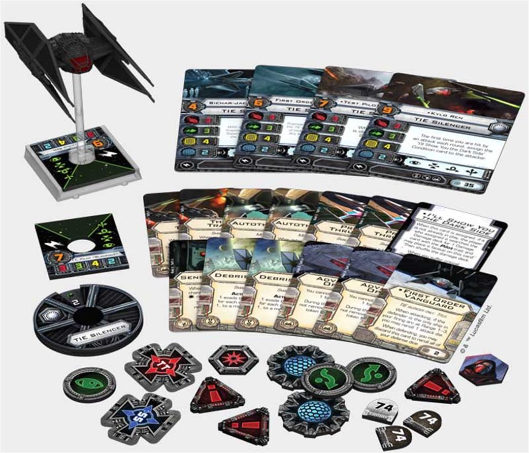 Fantasy Flight Games  SWX68 TIE Silencer Expansion Pack from Star Wars X-Wing