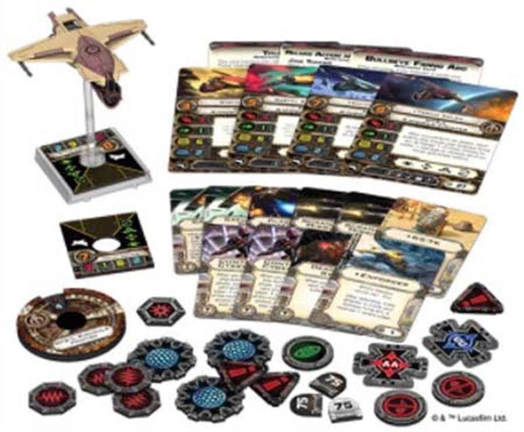 Fantasy Flight Games  SWX70 M12-L Kimoglia Fighter Expansion Pack from Star Wars X-Wing