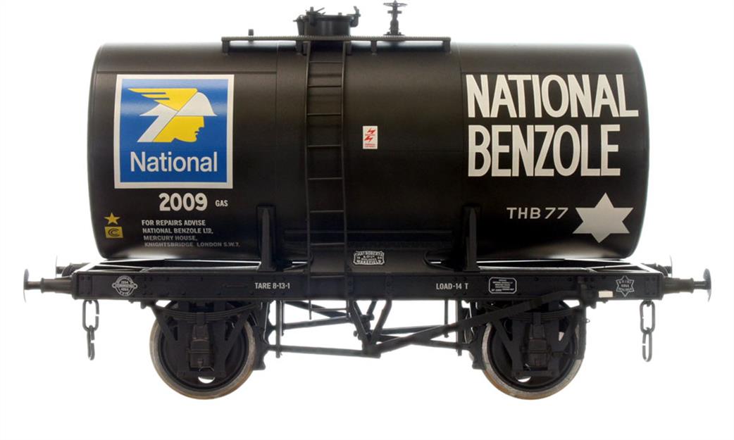 Dapol O Gauge 7F-063-001 National Benzole Class B Anchor Mounted Oil Tank Wagon 2009
