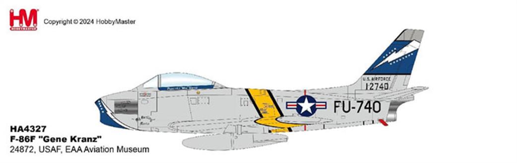 Hobby Master 1/72 HA4327 F-86F Gene Kranz  EAA Aviation Museum Model