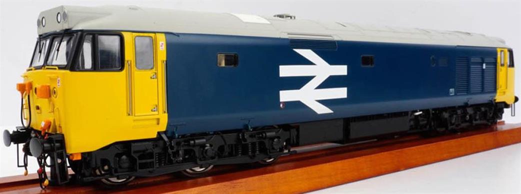 Heljan O Gauge 4021 BR English Electric Class 50 Locomotive BR Blue Large Logo