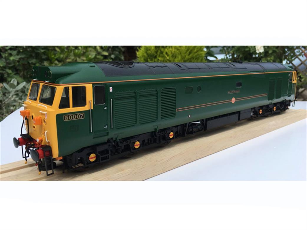 Heljan O Gauge 4024 BR English Electric Class 50 Locomotive GW150 50007 Sir Edward Elgar