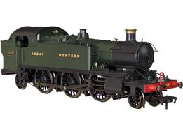 A highly detailed model of the 3100 class large prairie tank 2-6-2T locomotives, as rebuilt under Collett in the 1930s to match the specifications of the later 6100 class.These engines were the original Churchward design 5100 (later 3100) class built in 1905/6 with square frames from which the later and more familiar Collett 5101 class (introduced 1929) were developed. The Churchward engines were rebuilt in 1938/9 and equipped with the higher pressure boilers of the 61xx class.This model of 3146 recreates this square-framed engine as running in the 1930s lettered GREAT WESTERN.