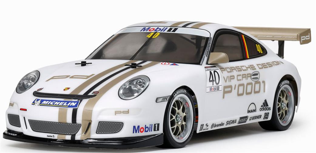 Tamiya 1/10 47429 Porsche 911 GT3 Cup Vip 2008 TT-01 Type E RC Car Kit