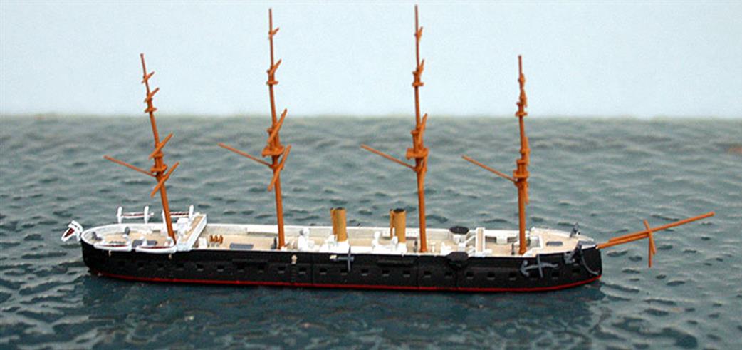 Spidernavy SN 0-17 HMS Achilles a broadside ironclad from 1863 1/1250