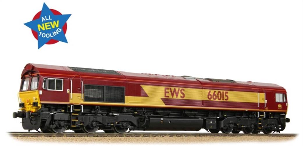 Bachmann OO 50-000 Class 66/0 66015 EWS EMD Diesel Locomotive Model