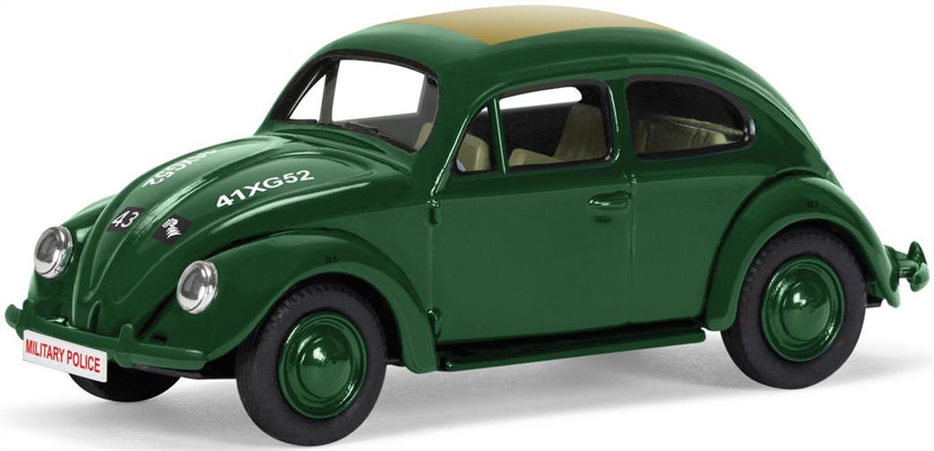 Corgi 1/43 VA01209 VW Beetle Type 1 British Army Military Police