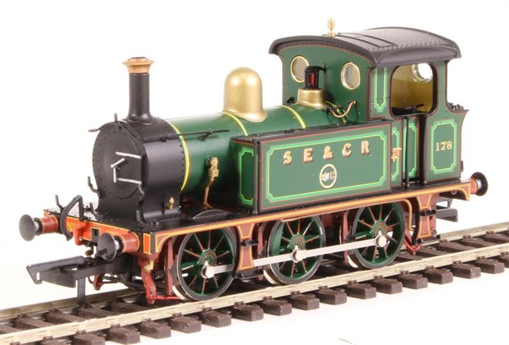 Accurascale OO H4-P-001 SECR 178 P Class 0-6-0T SE&CR Lined Green