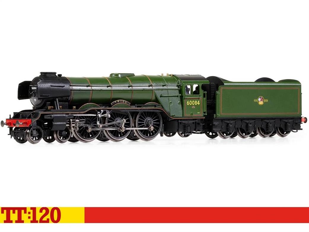 Hornby TT:120 TT3006M BR 60084 Trigo Gresley Class A3 4-6-2 Pacific Lined Green Late Crest