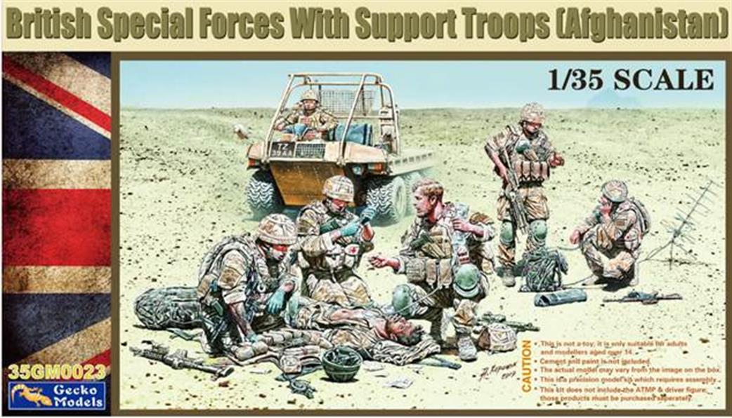 Gecko Models 1/35 35GM0023 British Special Forces with Support Troops Afghanistan