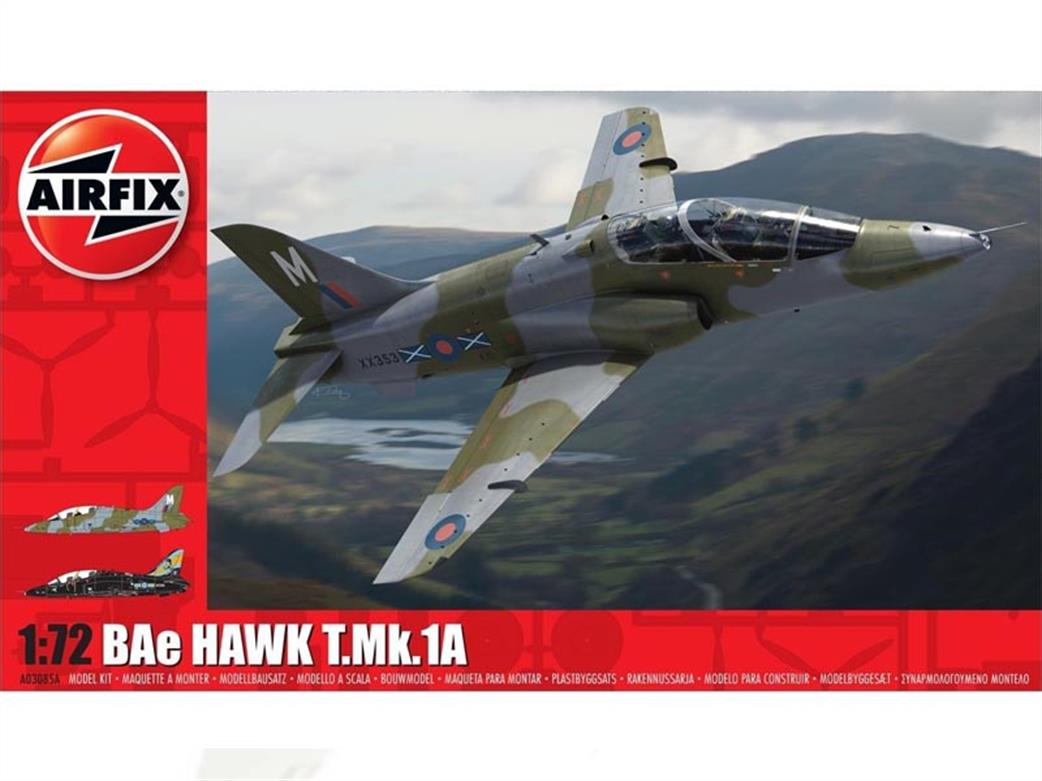 Airfix 1/72 A03085A BAE Hawk T.1 Aircraft Kit