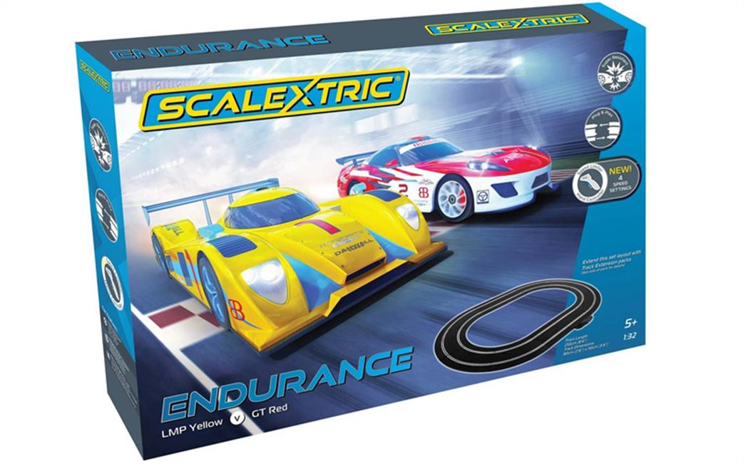 Scalextric 1/32 C1399 Endurance Slot Car Set