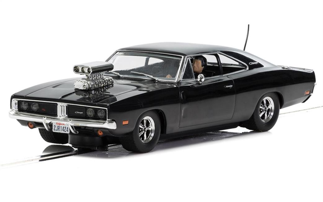 Scalextric 1/32 C3936 Dodge Charger with blower Slot Car Model