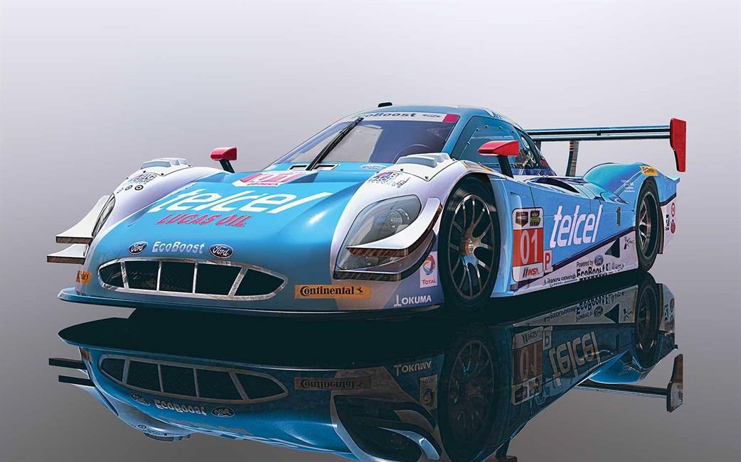 Scalextric 1/32 C3948 Ford Daytona Prototype Sebring 2014 Chip Ganassi Racing Telcel Ford