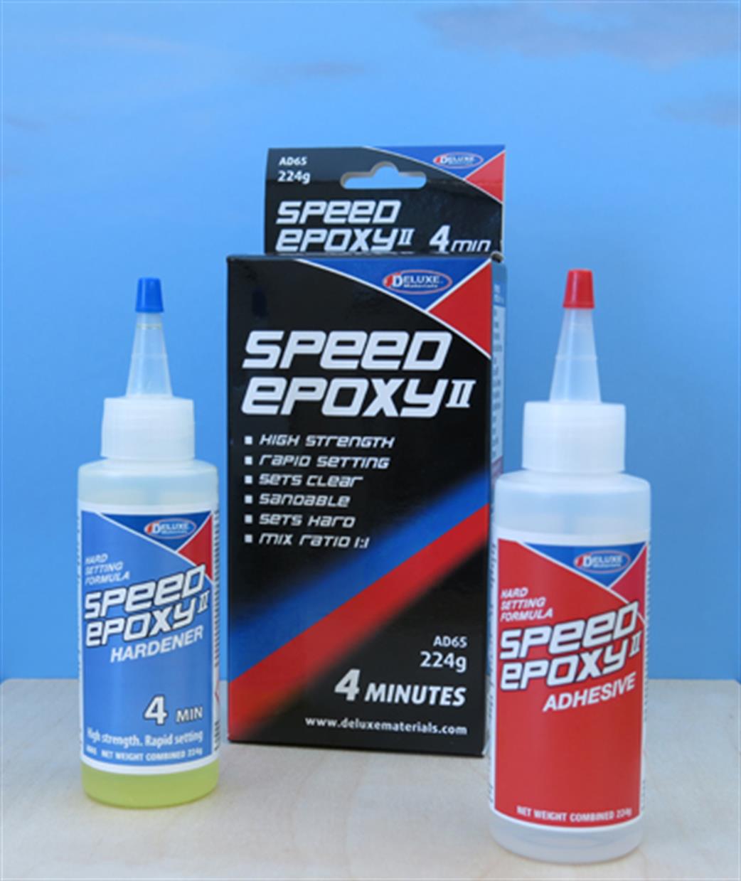 Deluxe Materials AD65 4 Minutes Speed Epoxy 224g