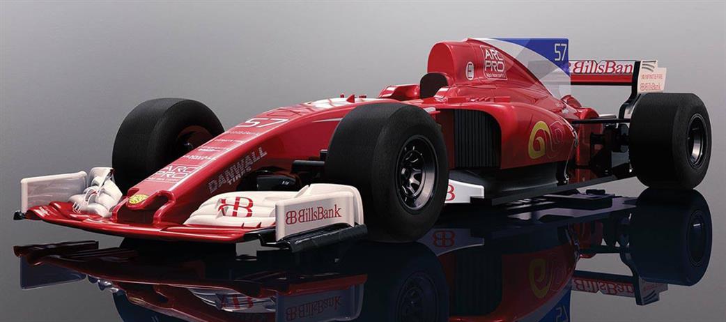 Scalextric 1/32 C3958 Super Resistant Formula 1 Car Red Slot Car Model