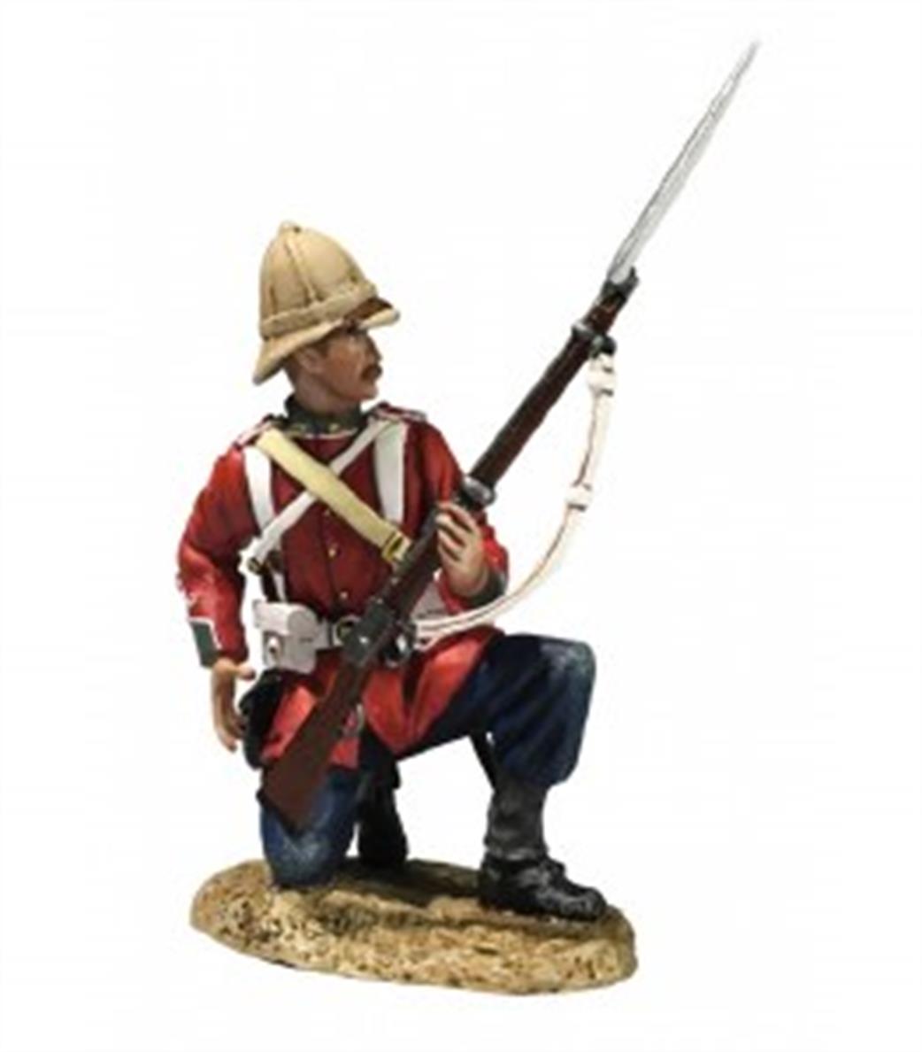 WBritain 1/30 20186 British 24th Foot Kneeling Loading Figure from Zulu Wars