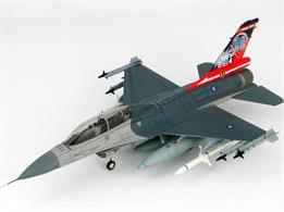 Hobby Master 1/72 Lockheed F-16B Fighting Falcon 6814, ROCAF, 2017  "80th Anniversary of 814 Air Combat" HA3858