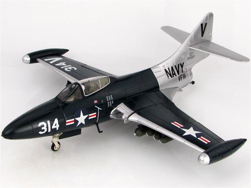Hobby Master 1/48 HA7209 Grumman F9F-5 Vice Versa 125307, VF-111, USS Lake Champlain, 14 July 1953