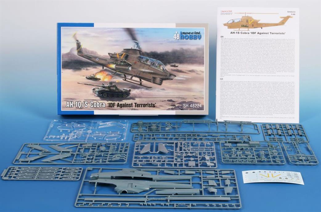 Special Hobby 1/48 48224 AH-1Q/S Cobra IDF Against Terrorists  Helicopter Kit