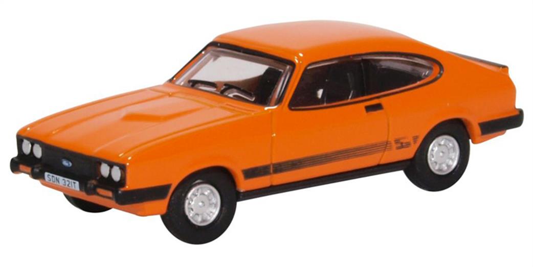 Oxford Diecast 1/76 76CAP008 Ford Capri MkIII Signal Orange