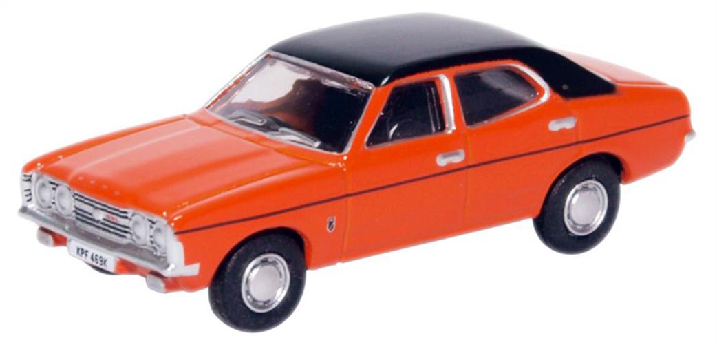 Oxford Diecast 1/76 76COR3009 Ford Cortina MkIII Sunset Orange
