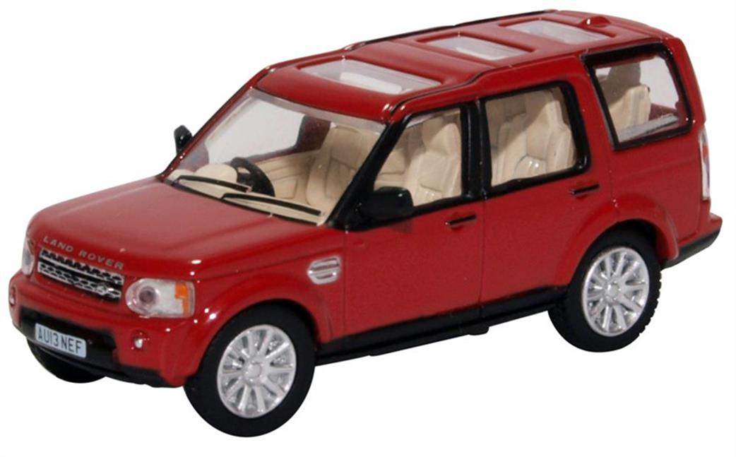 Oxford Diecast 1/76 76DIS005 Land Rover Discovery 4 Firenze Red