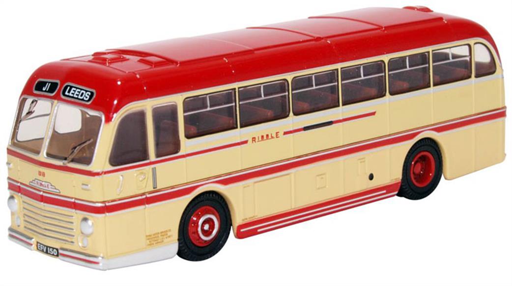 Oxford Diecast 1/76 76DR005 Duple Roadmaster Ribble Bus Model