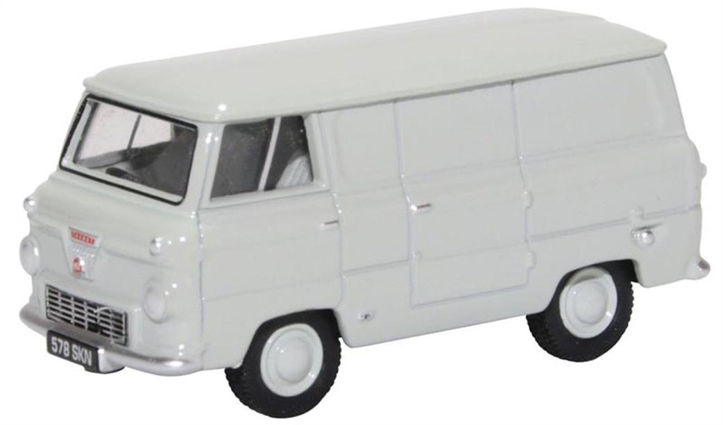 Oxford Diecast 1/76 76FDE010 Ford 400E Van Cargo Grey